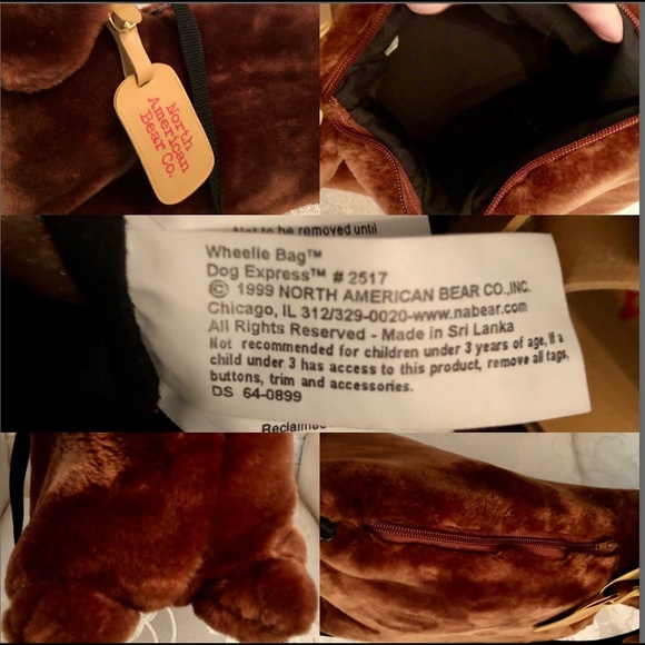 1999 DACHSHUND CARRYON W/WHEELS LUGGAGE BAG - Picture 8 of 9